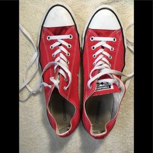 Men’s red All Star Converse